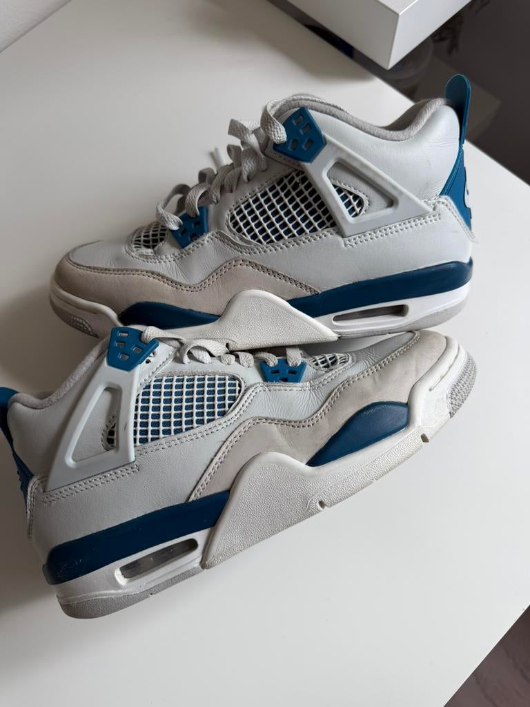 Air Jordan 4 Retro Military Blue Maat 38.5, Kleding | Heren, Schoenen, Ophalen, Gedragen, Blauw