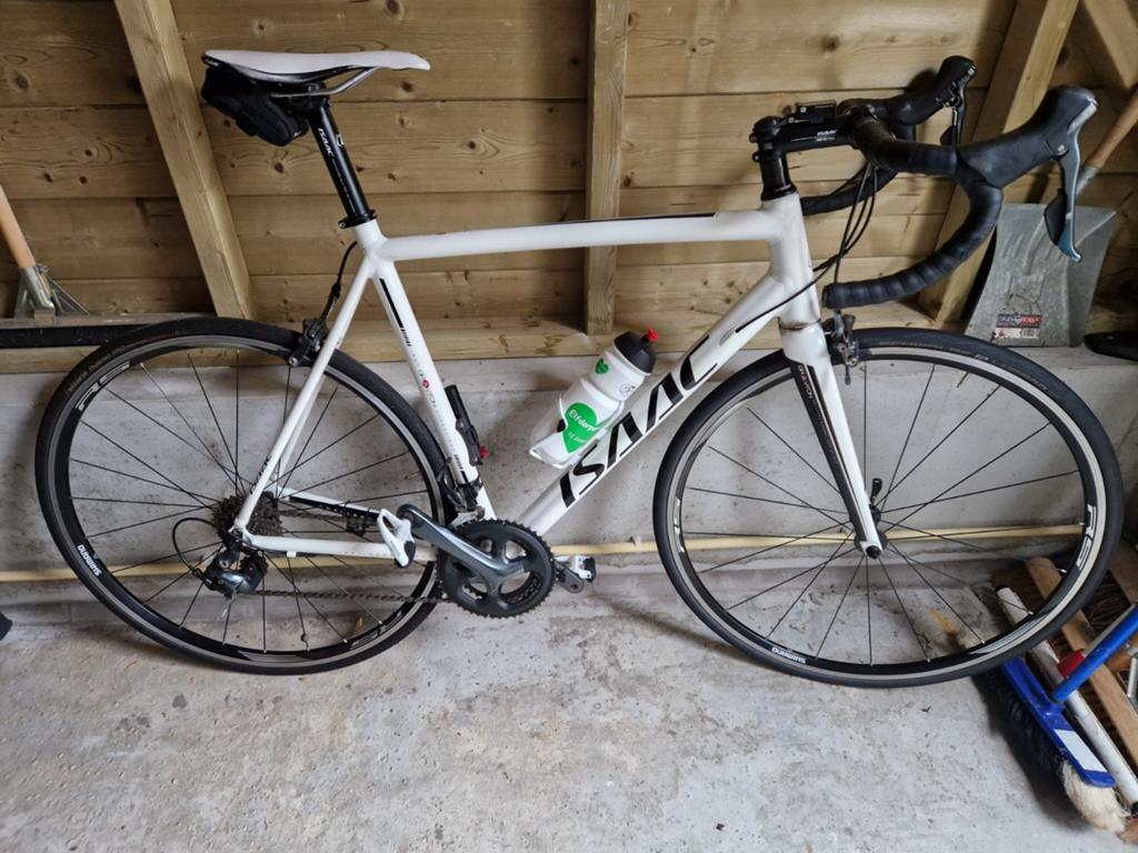 Isaac wielrenfiets - Lichtgewicht en Snel, 28 inch, Gebruikt, 10 tot 15 versnellingen, Aluminium