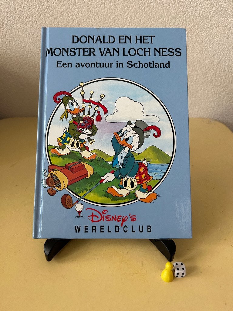 Disney Boek: Donald en het monster van Loch Ness (Schotland), Fictie algemeen, Ophalen of Verzenden, Zo goed als nieuw, Disney