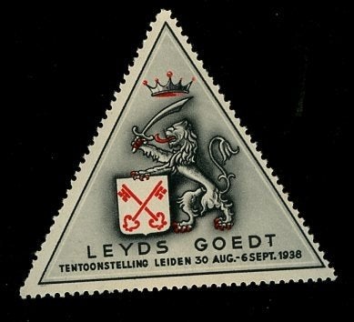 1938 Leiden Tentoonstelling Leyds Goed (VK127), Verzamelen, Ophalen of Verzenden, Gebruikt