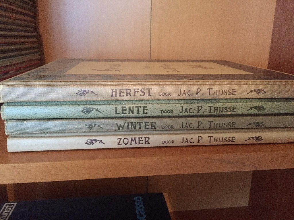 Jac. P. Thijsse - Lente, Zomer, Herfst, Winter (4 delen), Ophalen of Verzenden, Zo goed als nieuw, Natuur algemeen, Jac. P. Thijsse