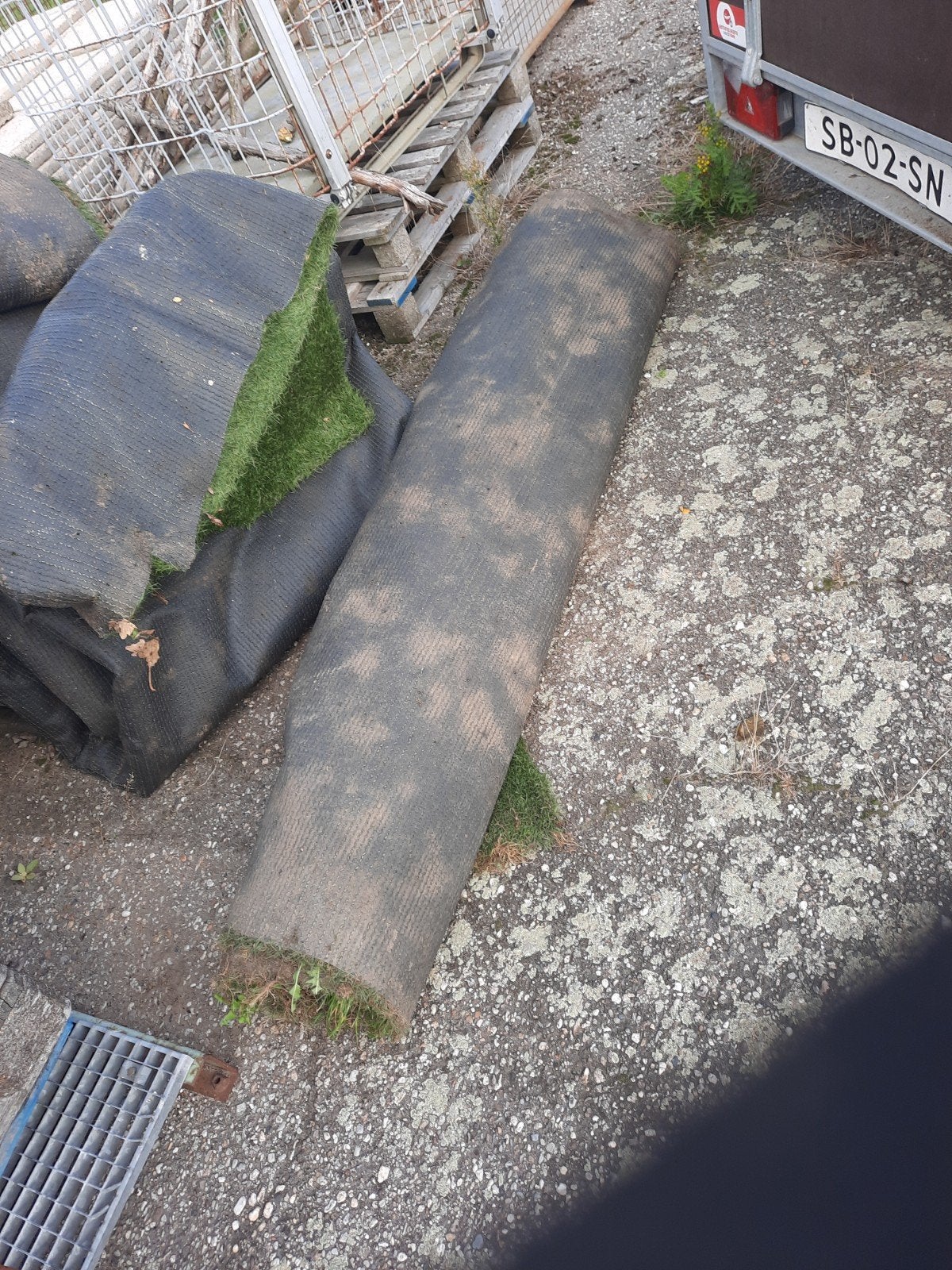 kunstgras gebruikt, Tuin en Terras, Ophalen, Gebruikt, 20 m² of meer