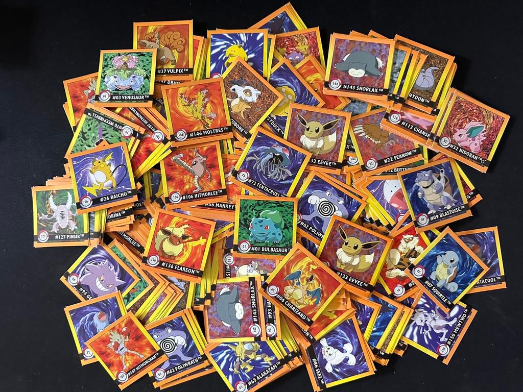 Willekeurige selectie van 200 Pokémon Artbox stickers, Ophalen of Verzenden, Nieuw, Overige typen