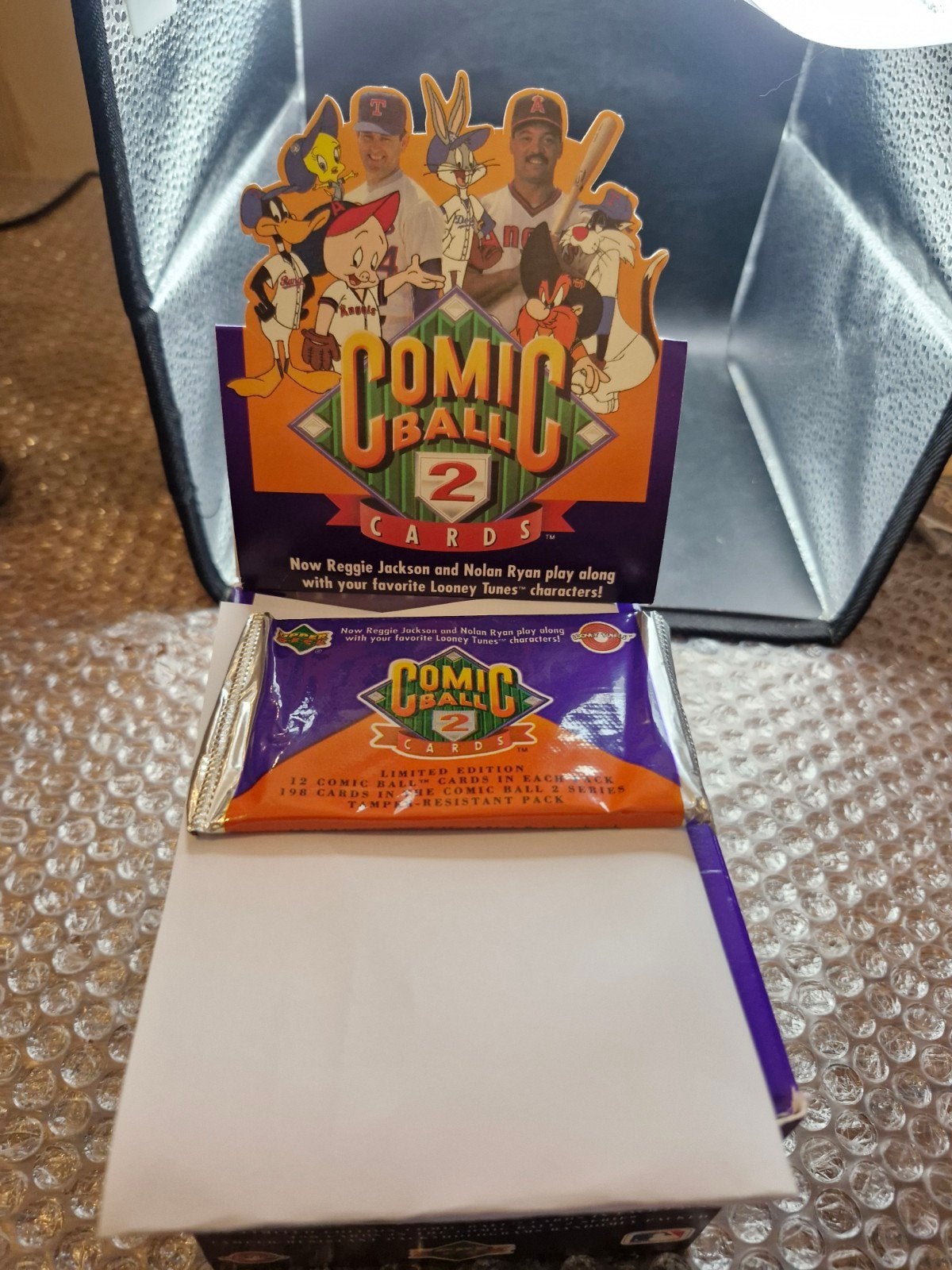 Looney tunes comic ball 2 1991. pack per stuk 10 euro, Verzenden, Zo goed als nieuw, Losse kaart