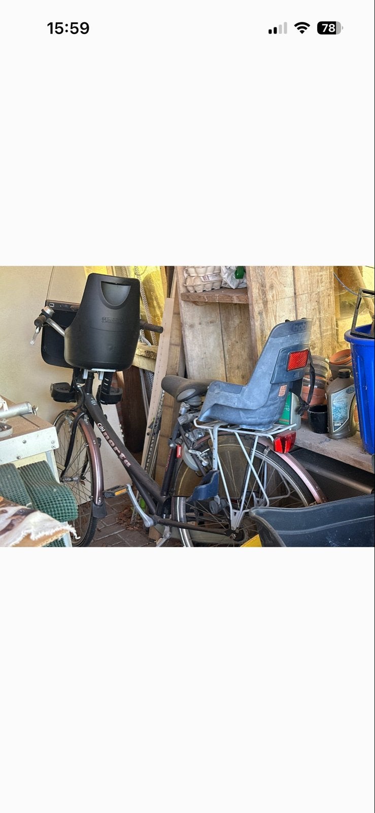 Kinderzitjes Bo bike voor en achter, Ophalen, Gebruikt, Voorzitje