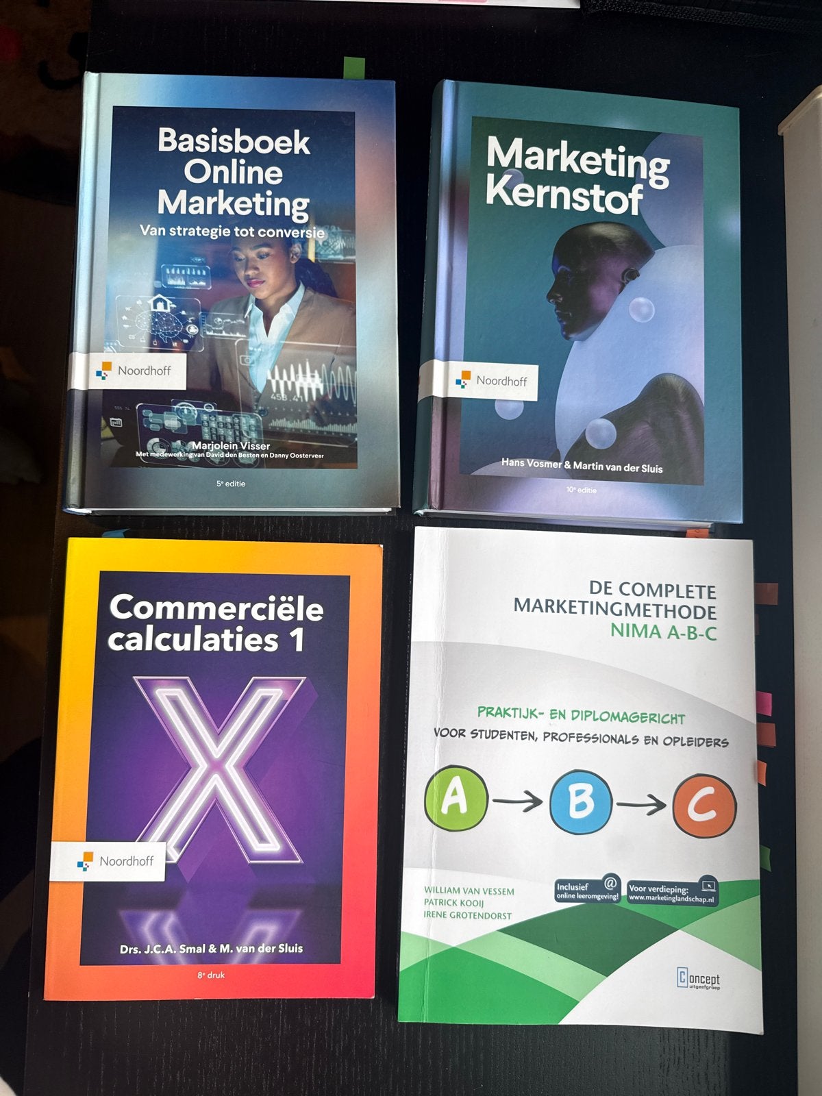 Studieboeken Marketing & Commerciële Calculaties – Set van 4, Boeken, Ophalen of Verzenden, Gamma, Zo goed als nieuw, HBO