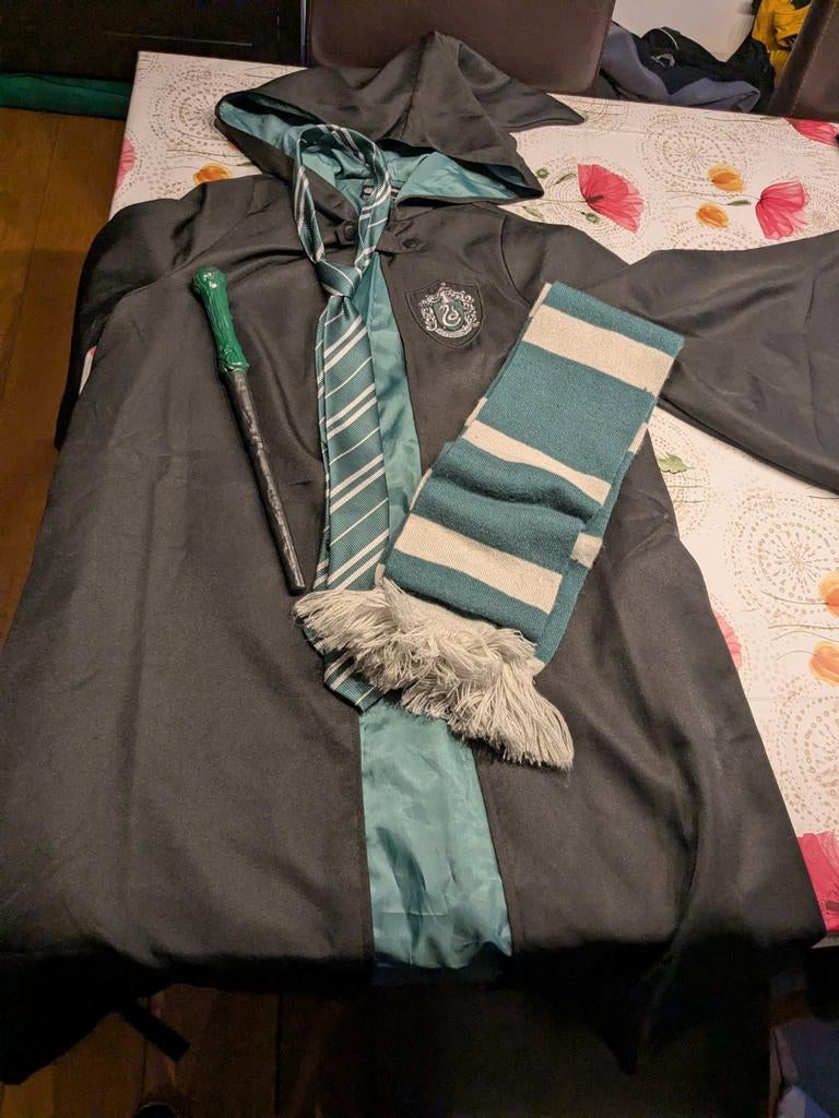 Slytherin Harry Potter Kostuum - Maat 134/140, Ophalen of Verzenden