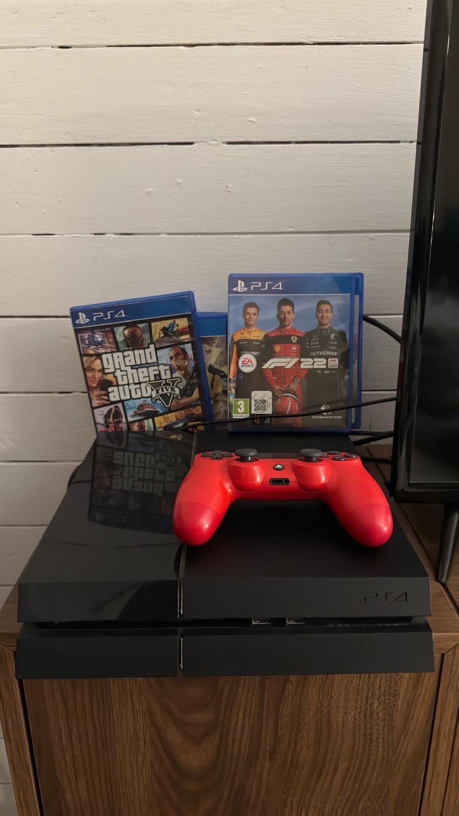 PlayStation 4 met controller en games, Verzenden, Met 1 controller, Original, 500 GB