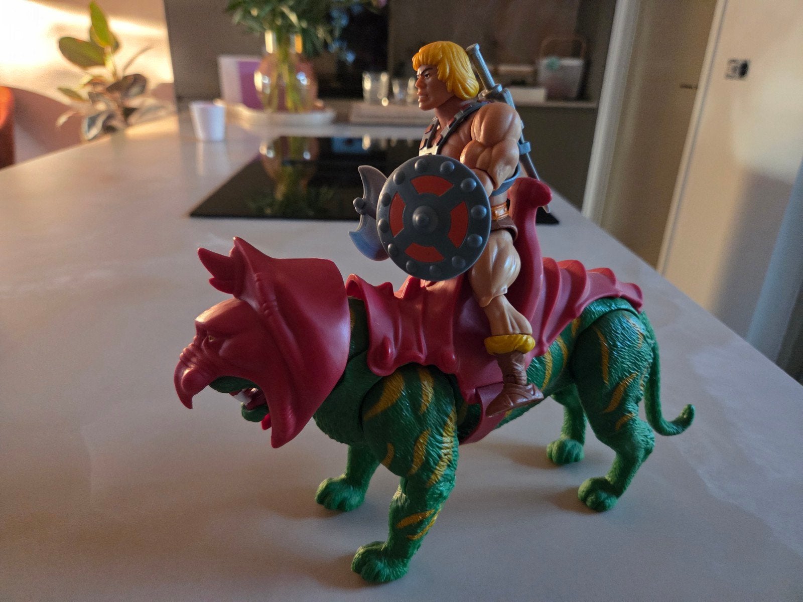 Mattel MOTU He-Man en Battlecat - Nieuw ZONDER verpakking, Ophalen of Verzenden, Nieuw