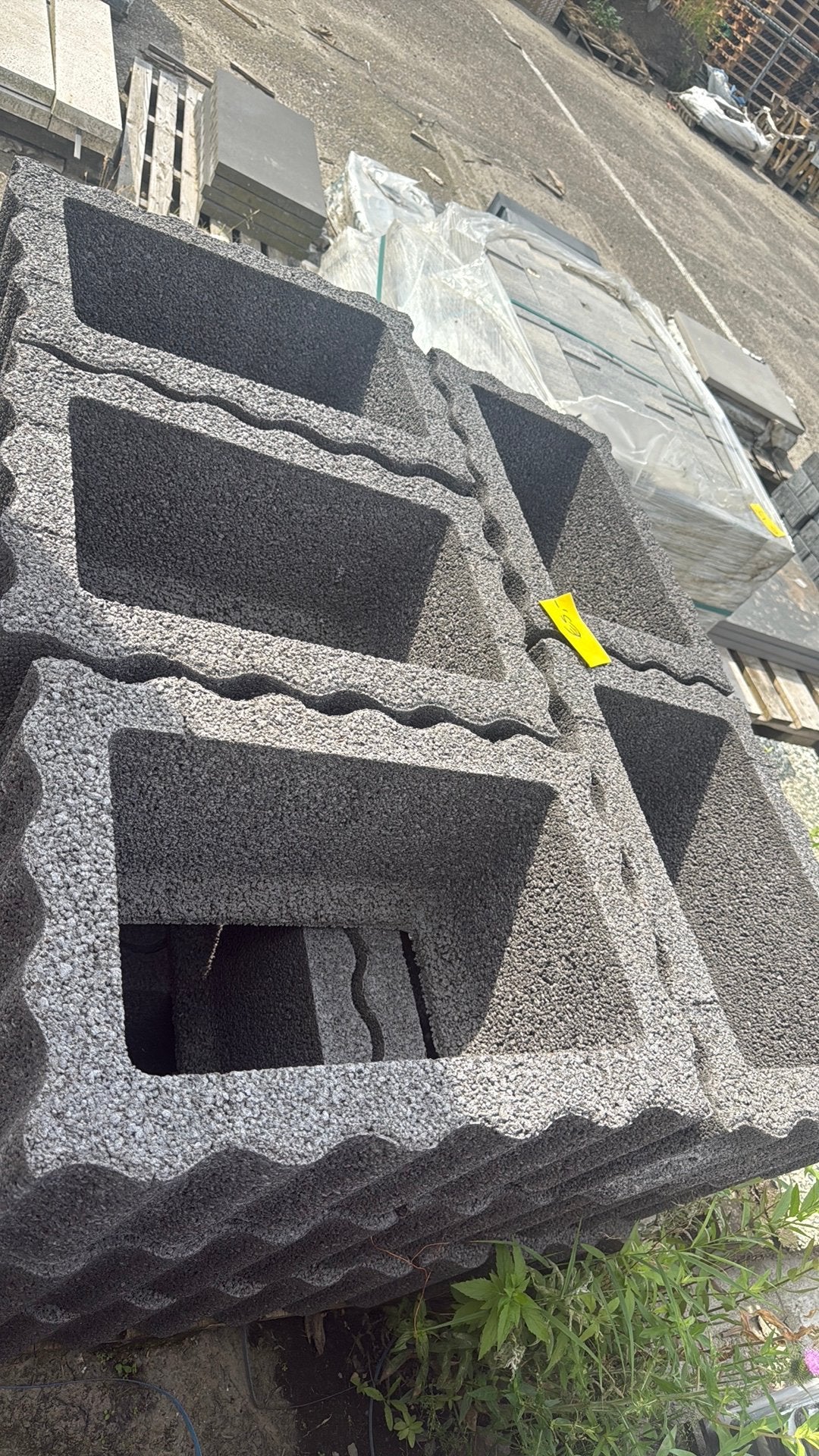 Bloembak Beton Kubus, CirkelFlor, Ophalen, Zo goed als nieuw, Minder dan 100 cm