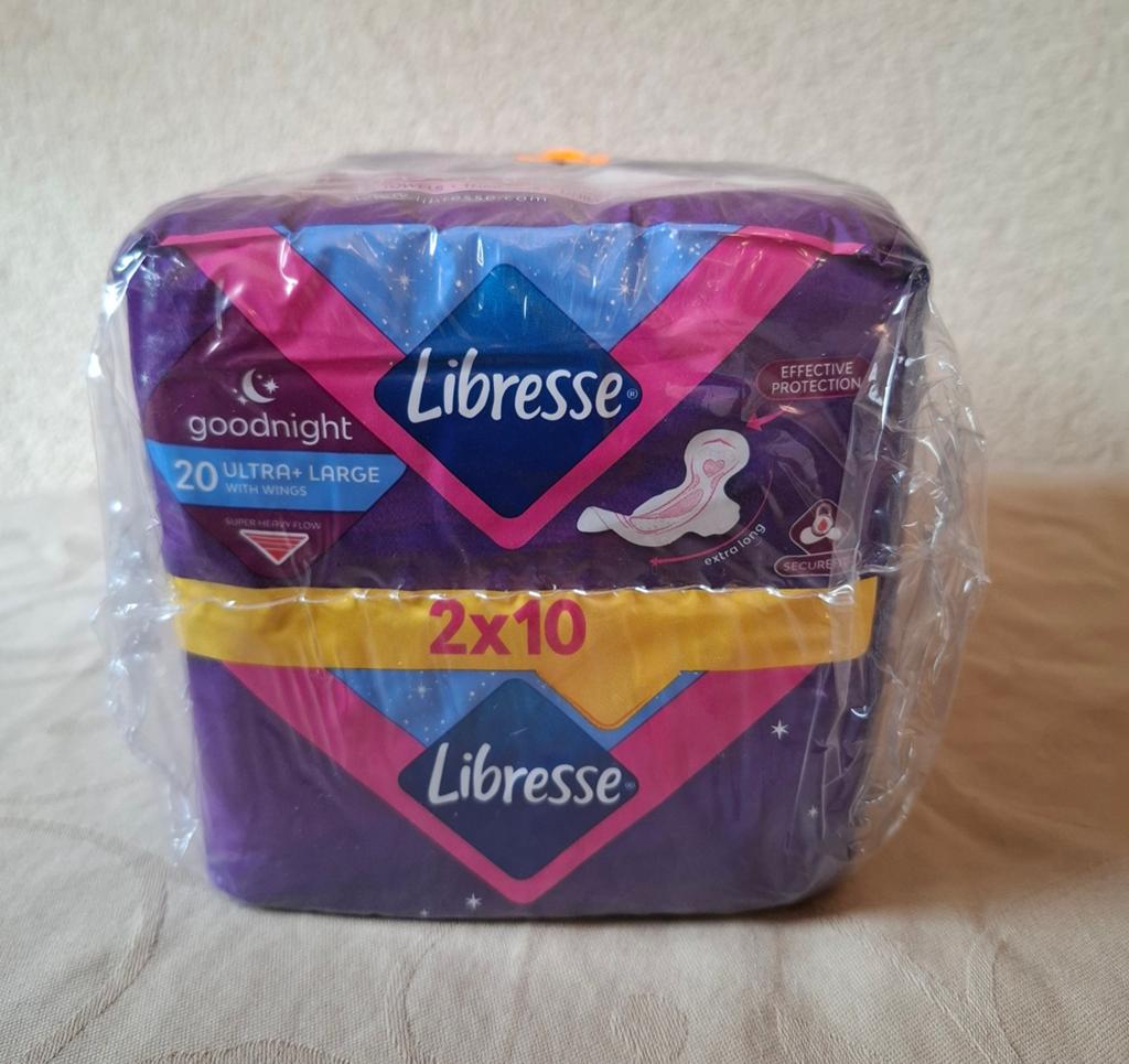 Libresse Goodnight maandverband 2x20 stuks, Ophalen of Verzenden, Nieuw, Overige typen