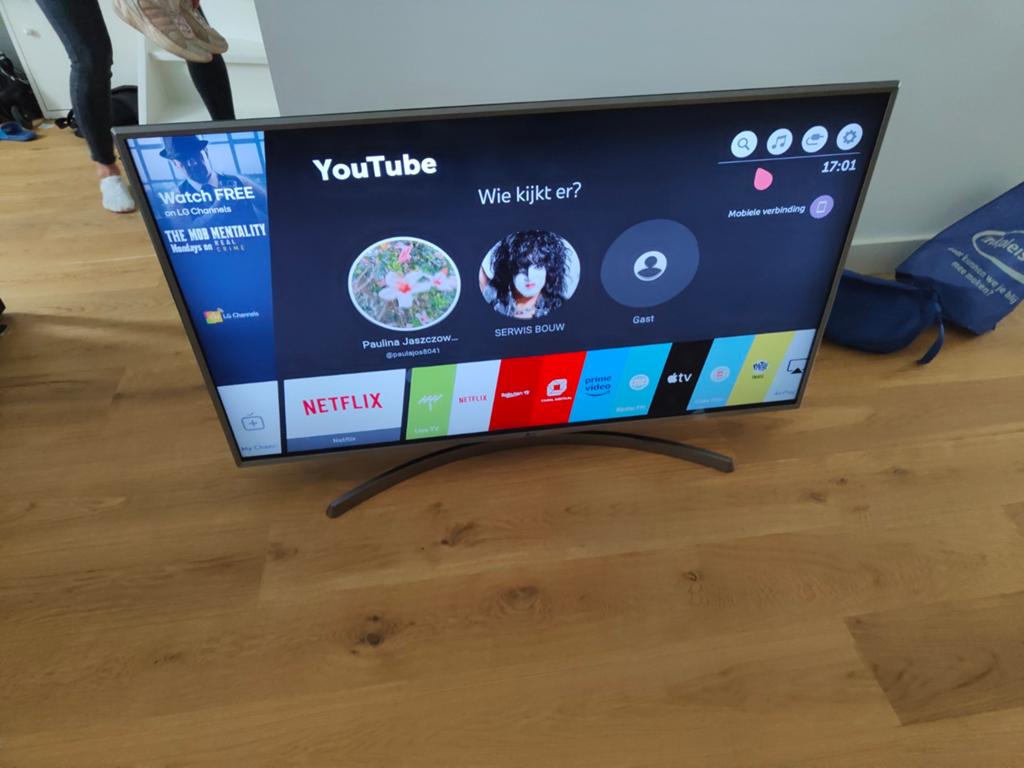 43 inch LG 4k UHD smart tv., Ophalen, LED, Zo goed als nieuw, 100 cm of meer