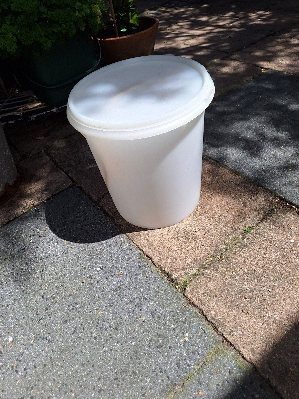 Tupperware wasemmer/emmer met deksel en handvat, Ophalen