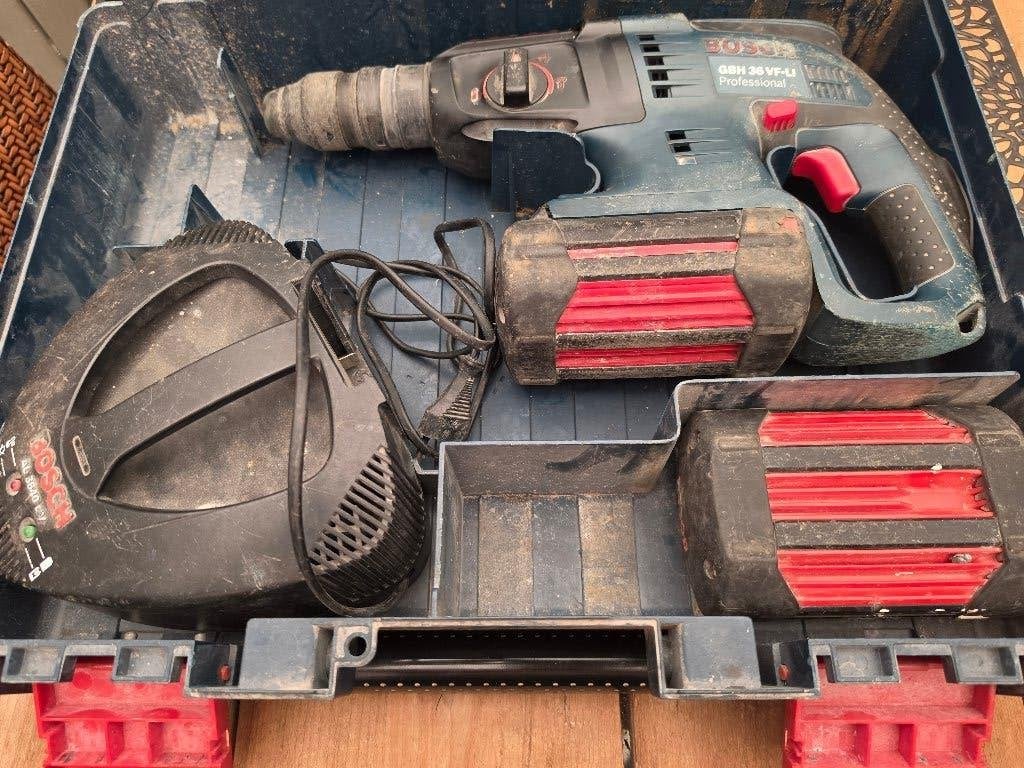 Bosch 36V boorhamer, Ophalen, Gebruikt, Boor- en/of Breekhamer, Variabele snelheid