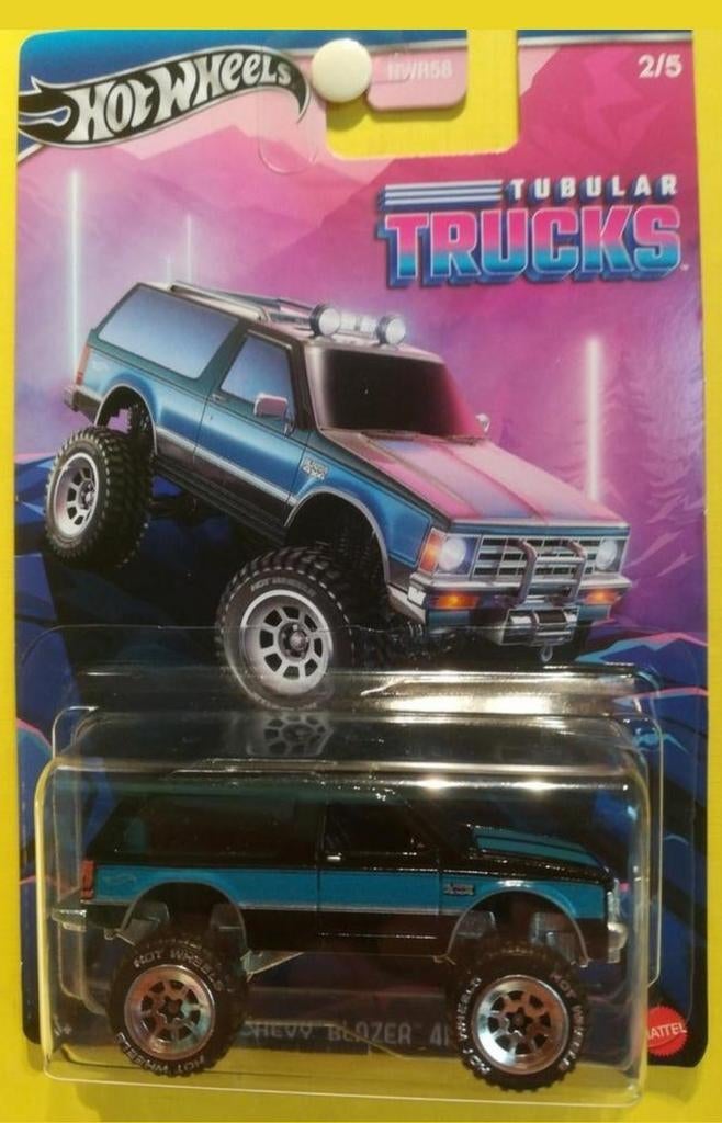 Chevy Blazer 4x4 Hot Wheels Tubular Trucks 2/5, Ophalen of Verzenden, Nieuw, Auto
