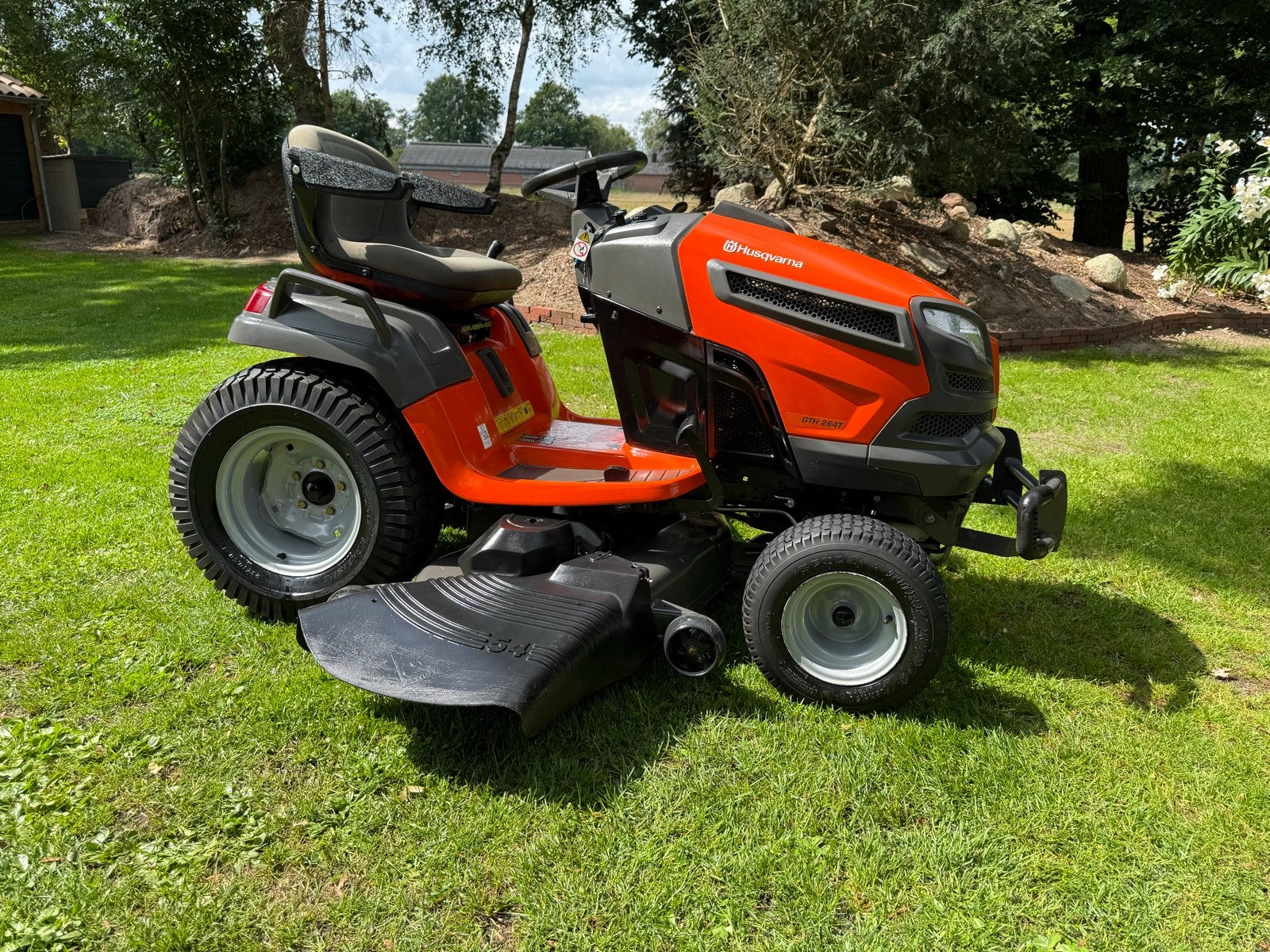 Husqvarna GTH 264T Zitmaaier, Ophalen, Cirkelmaaier, Gebruikt, Mulchfunctie