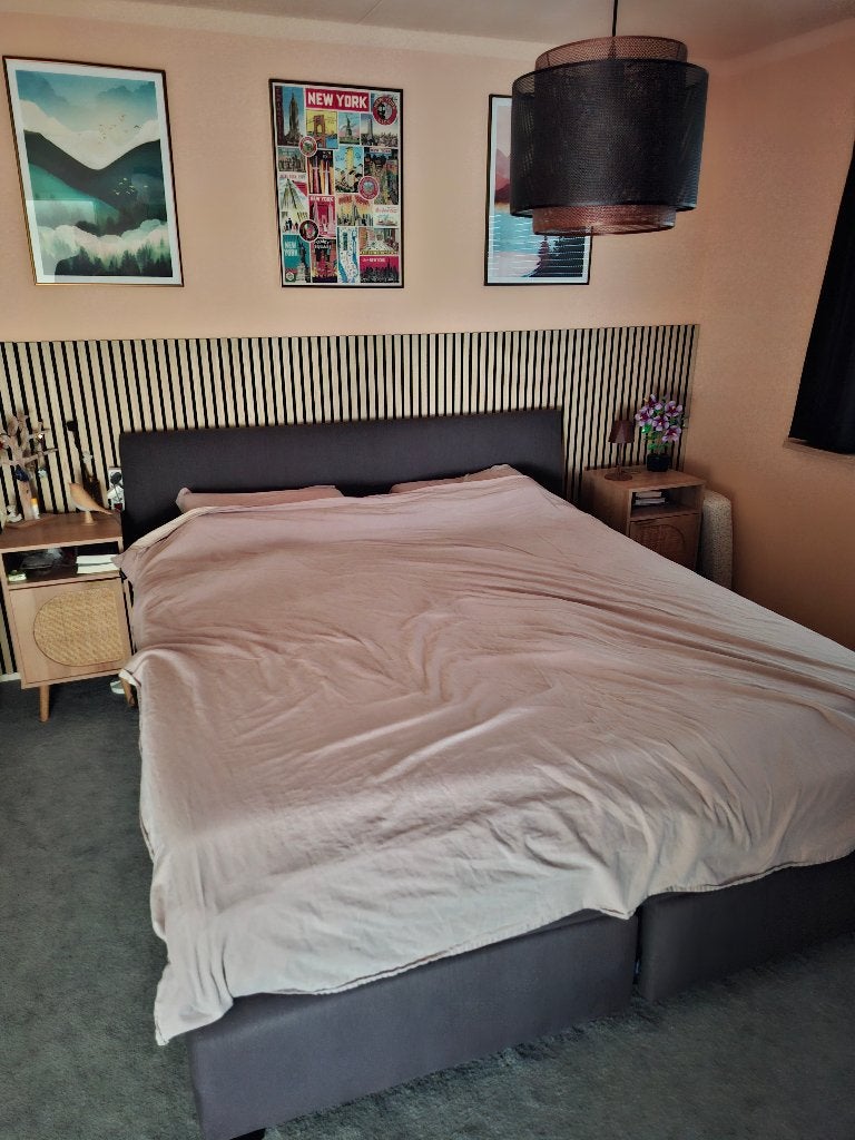Karlsson Boxspring, Ophalen, Gebruikt, Zwart, Tweepersoons