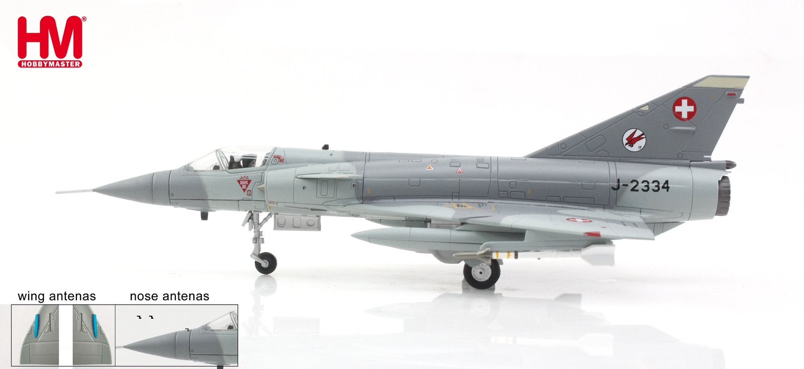 Hobby Master HA9852 | Dassault Mirage IIIRS, Ophalen, Schaalmodel, Nieuw, Pilot Station
