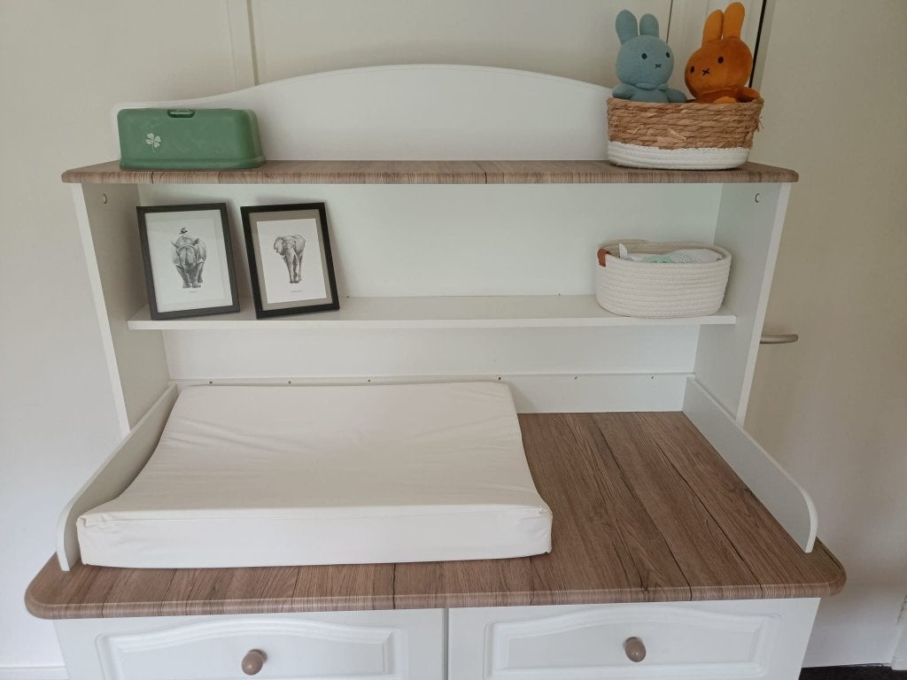 Commode wit, Ophalen, Gebruikt, 50 tot 70 cm, 105 cm of meer