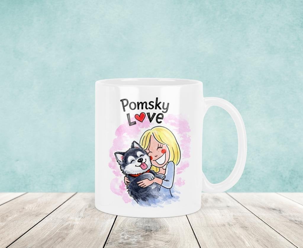 Pomsky Mok - Blond Stijl, Verzenden, Nieuw, Keramiek, Kop(pen) en/of Schotel(s)