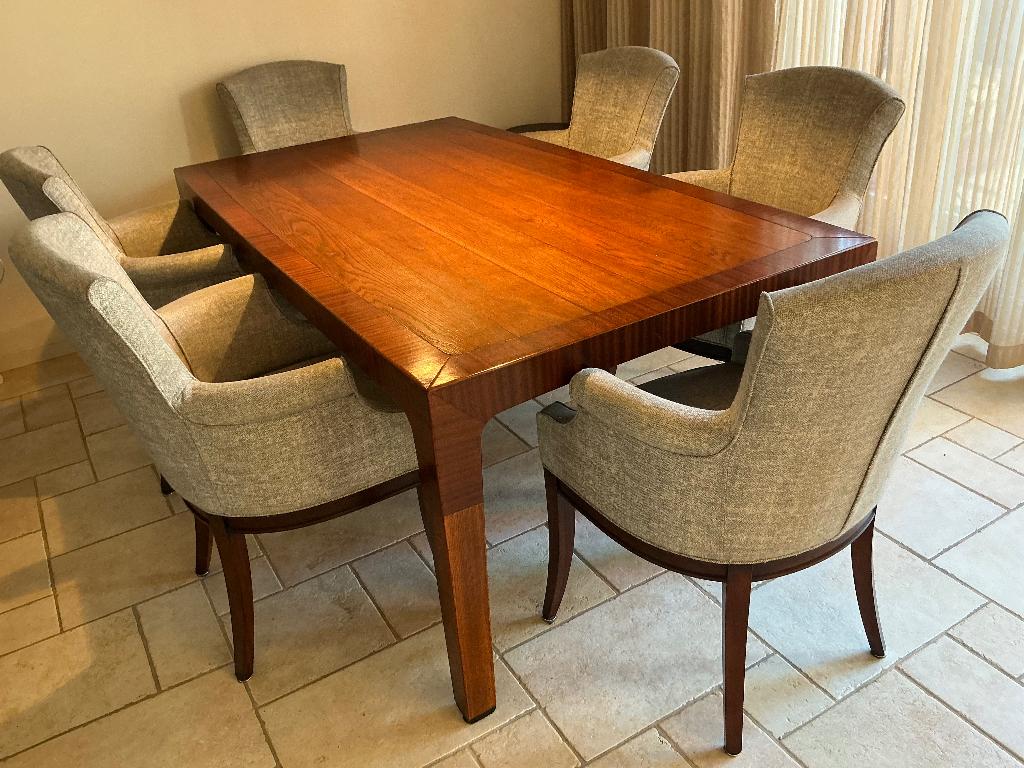 Eettafel met stoelen, Ophalen, Klassiek eiken met luxe rand afgewerkt, Gebruikt, 50 tot 100 cm