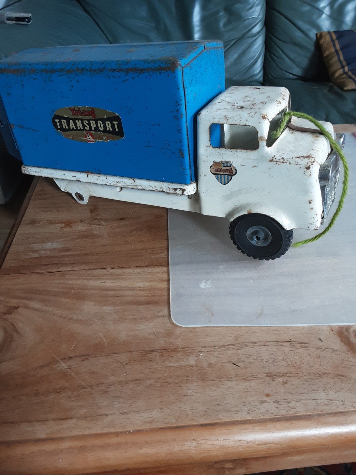 Vintage Blikken Speelgoed Vrachtwagen - Transport, Antiek en Kunst, Ophalen