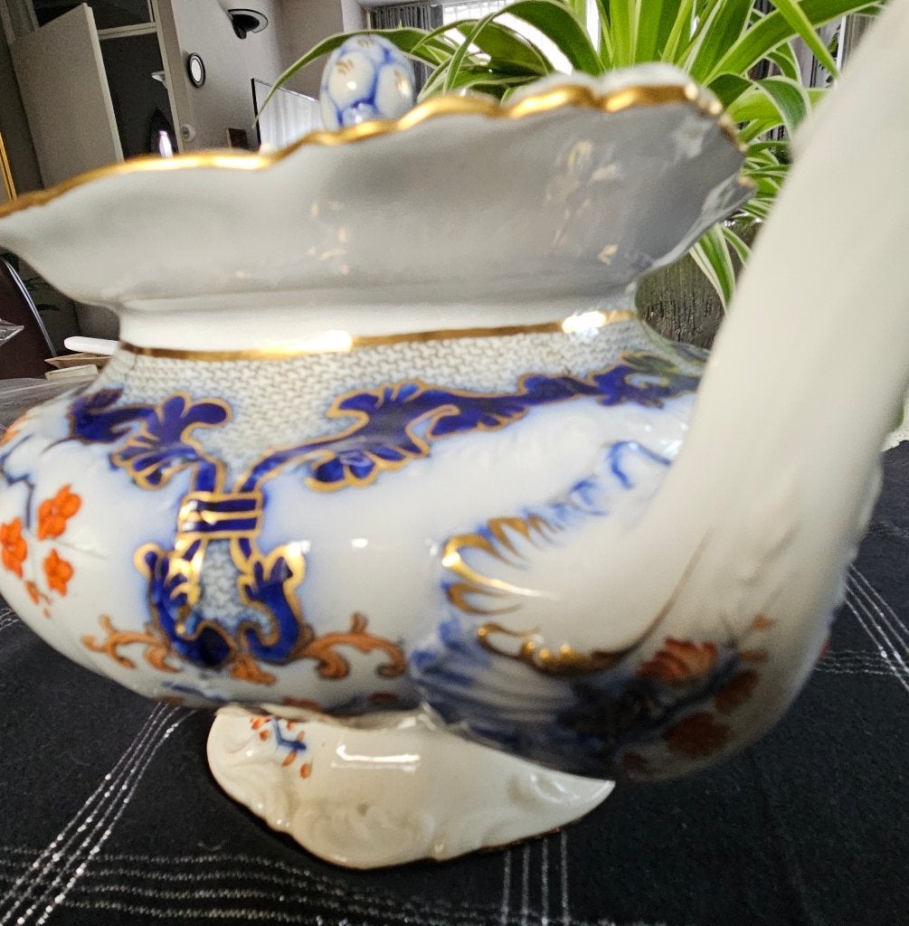 Antiek servies los Imari, Antiek en Kunst, Ophalen of Verzenden
