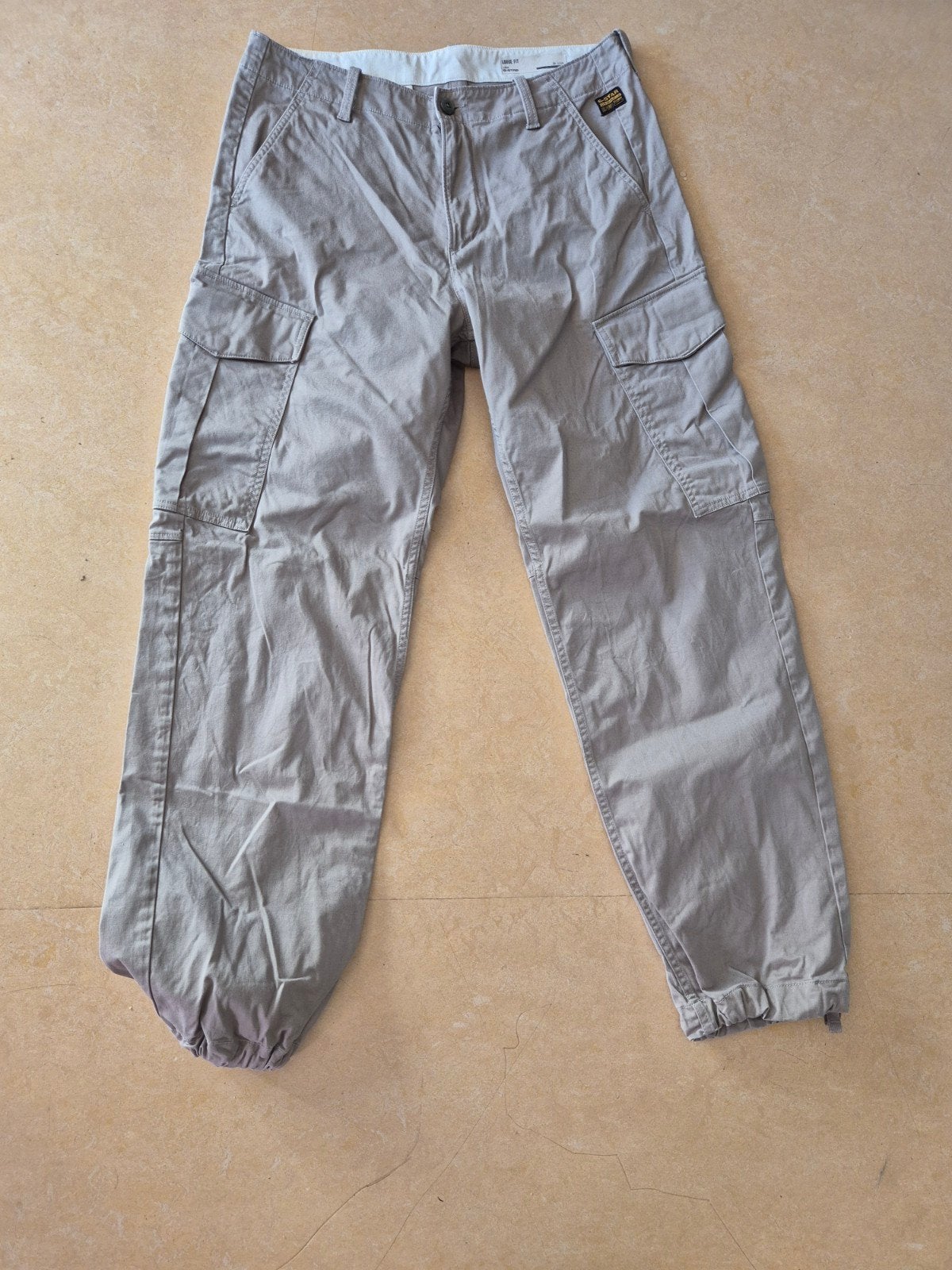 stoere G-Star cargo broek maat 30, Maat 38/40 (M), Beige, Ophalen of Verzenden, Zo goed als nieuw