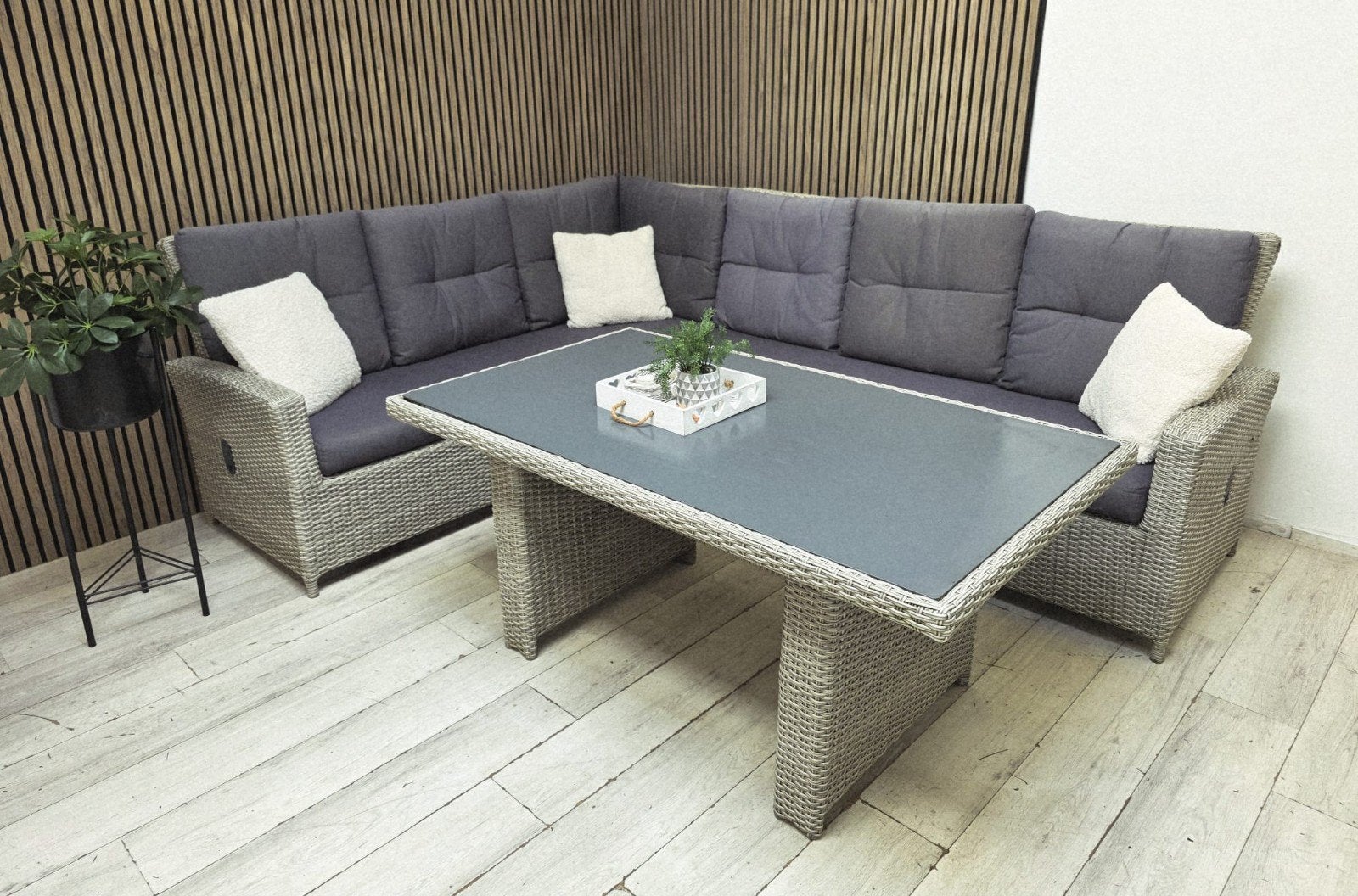‼️luxe complete dining set ‼️, Ophalen, Wicker