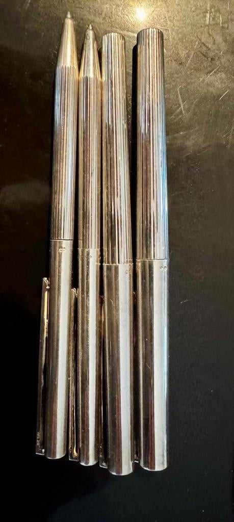 Zilveren pennen set, Antiek en Kunst, Ophalen of Verzenden