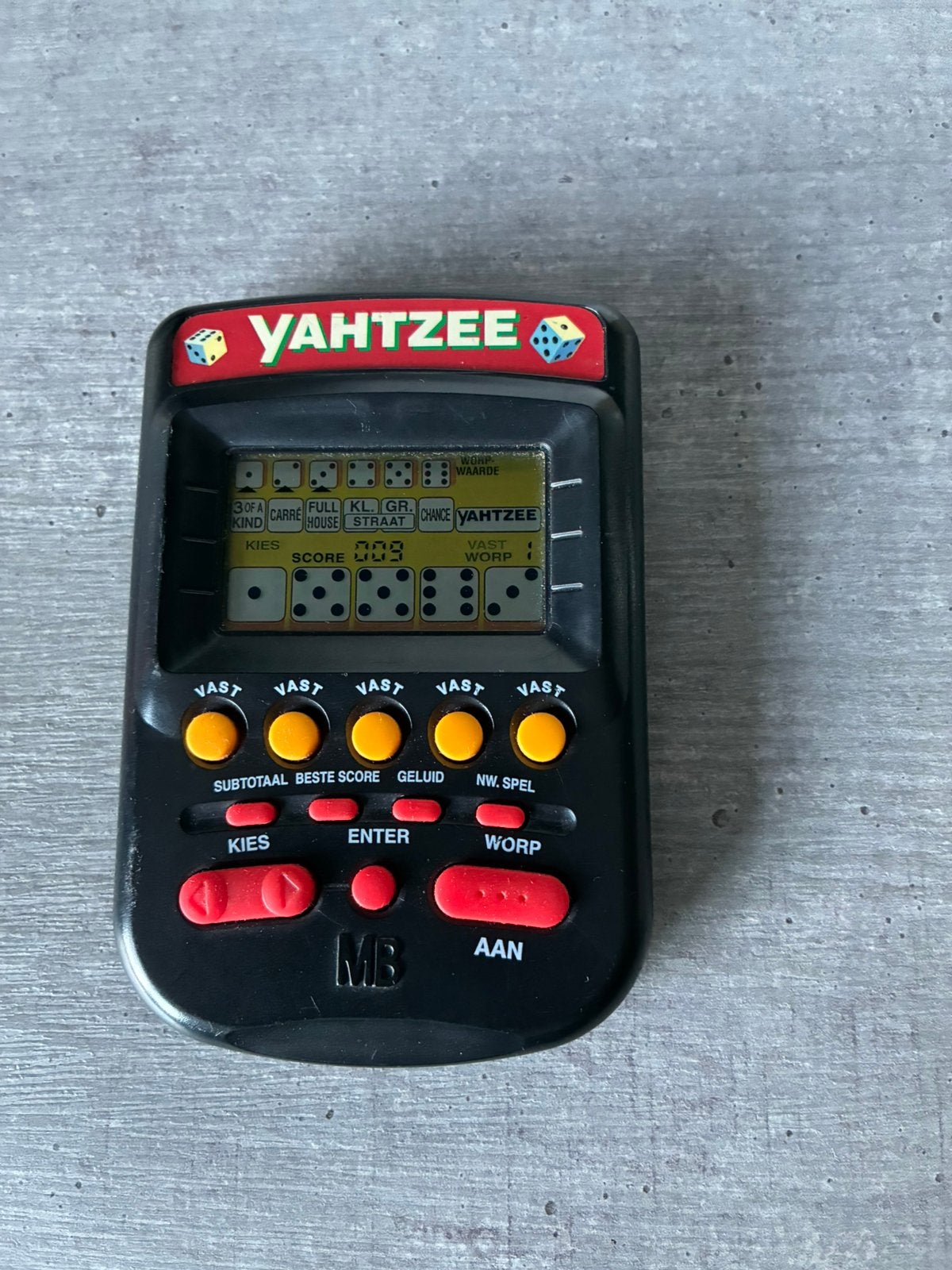 Yahtzee Elektronisch | Vintage/Retro, Spelcomputers en Games, Spelcomputers | Overige, Ophalen of Verzenden, Gebruikt