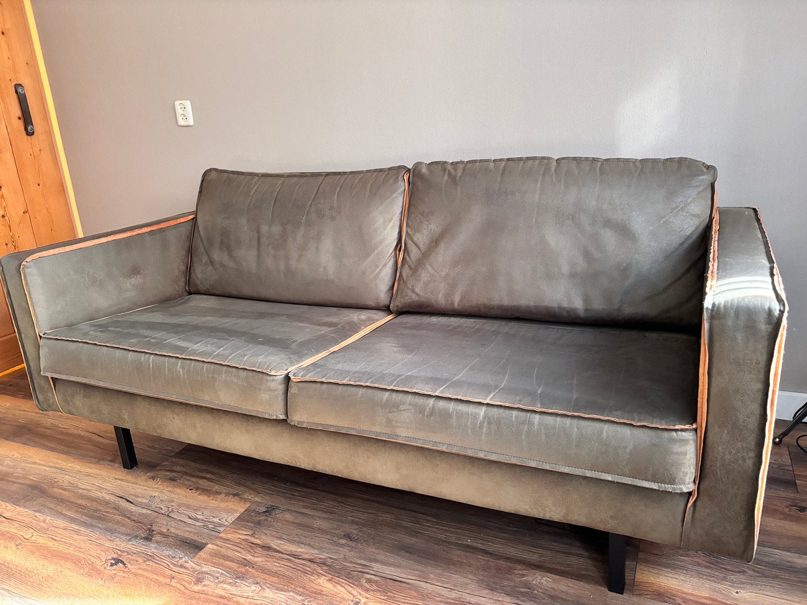 2,5 zit bank van Woood - be pure home type rodeo goede staat, Huis en Inrichting, Ophalen, Zo goed als nieuw, 75 tot 100 cm