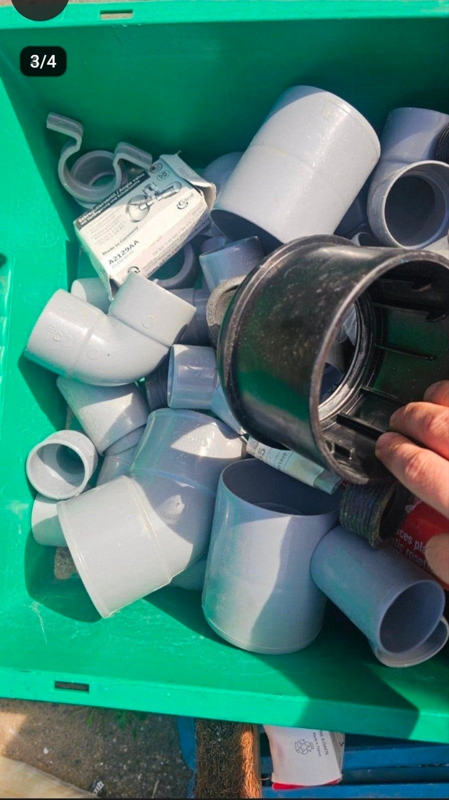 Diverse PVC hulpstukken - Nieuw en gebruikt, Doe-het-zelf en Verbouw, Buizen en Afvoer, Ophalen, Gebruikt, Pvc, Overige typen