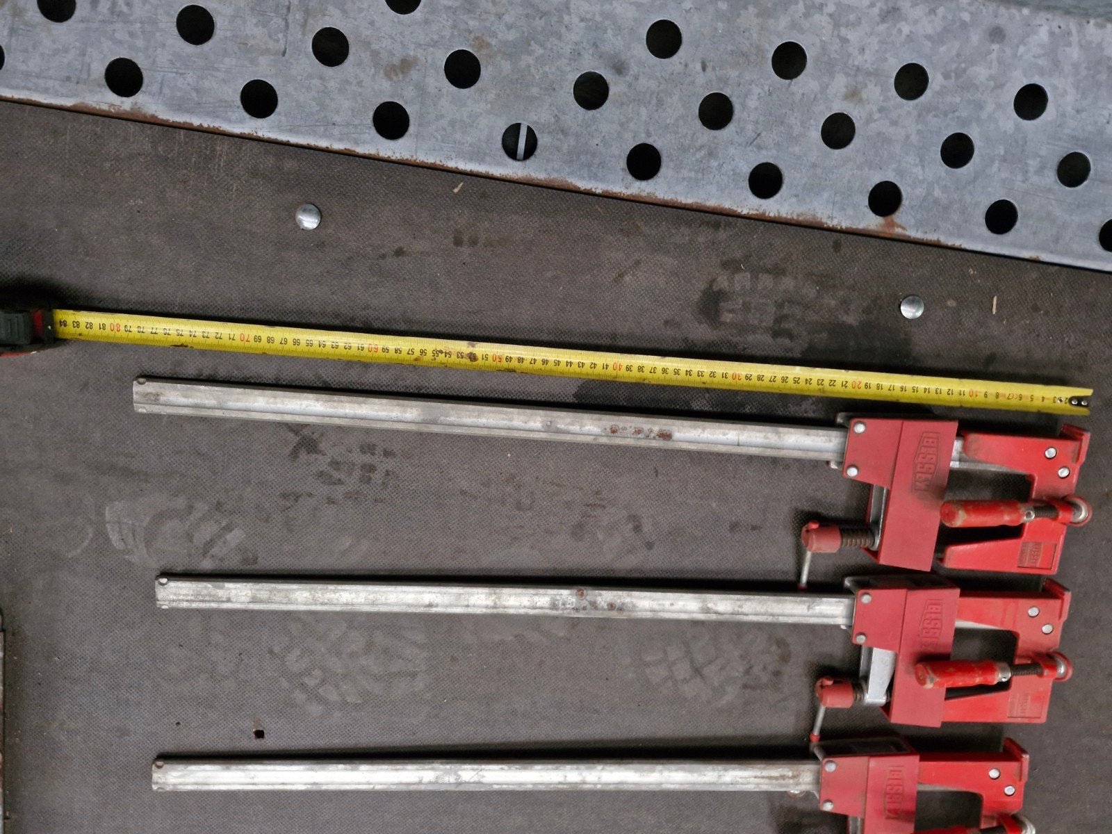 Bessey pakket klemmen - 8 stuks in nette staat, Doe-het-zelf en Verbouw, Gereedschap | Handgereedschap, Ophalen of Verzenden, Gebruikt