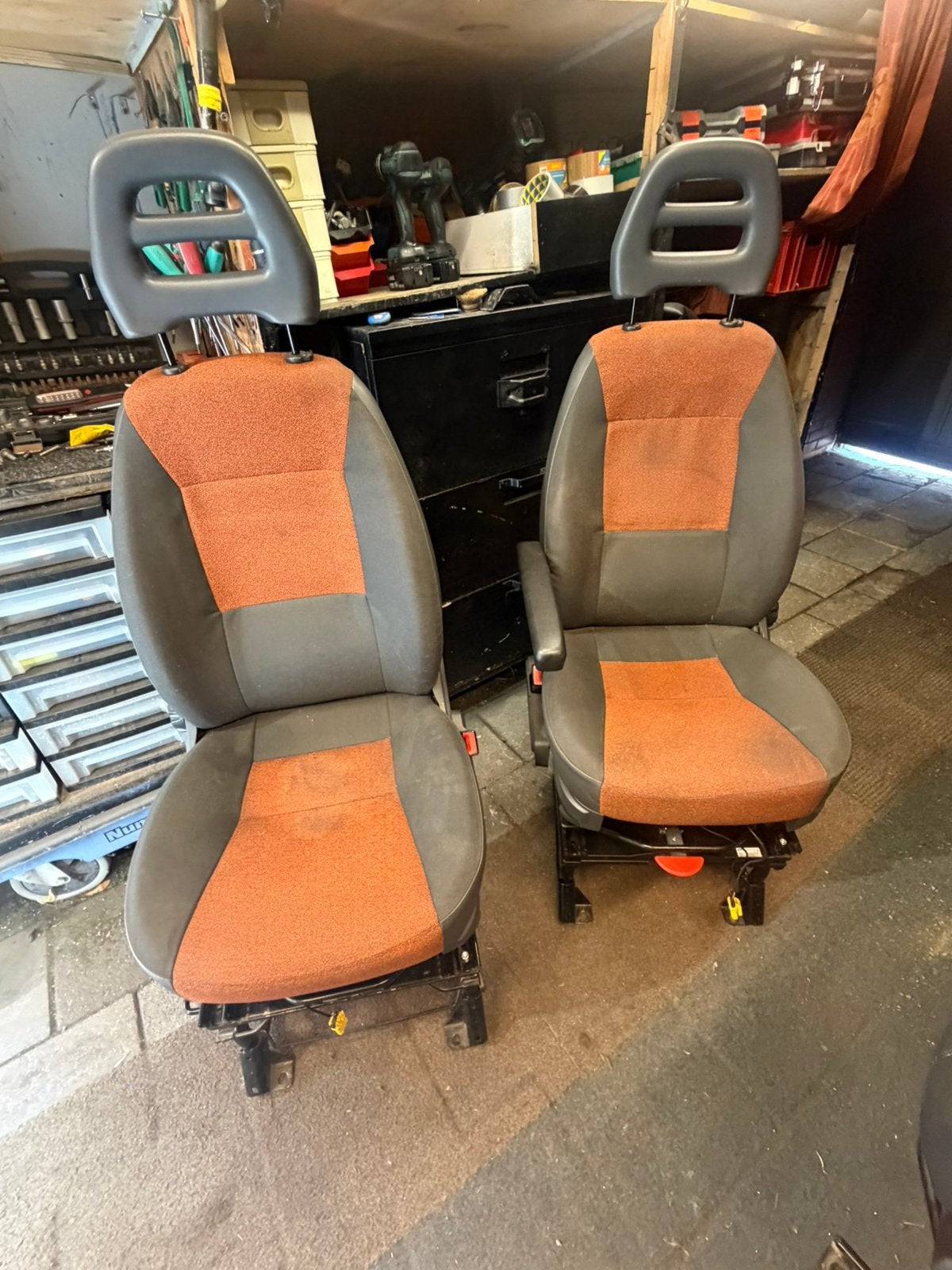 Ducato stoelen met draaiplateaus ook voor boxer en jumper, Ophalen of Verzenden, Gebruikt, Citroën