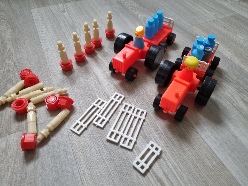 Tractortjes met toebehoren, Ophalen, Gebruikt