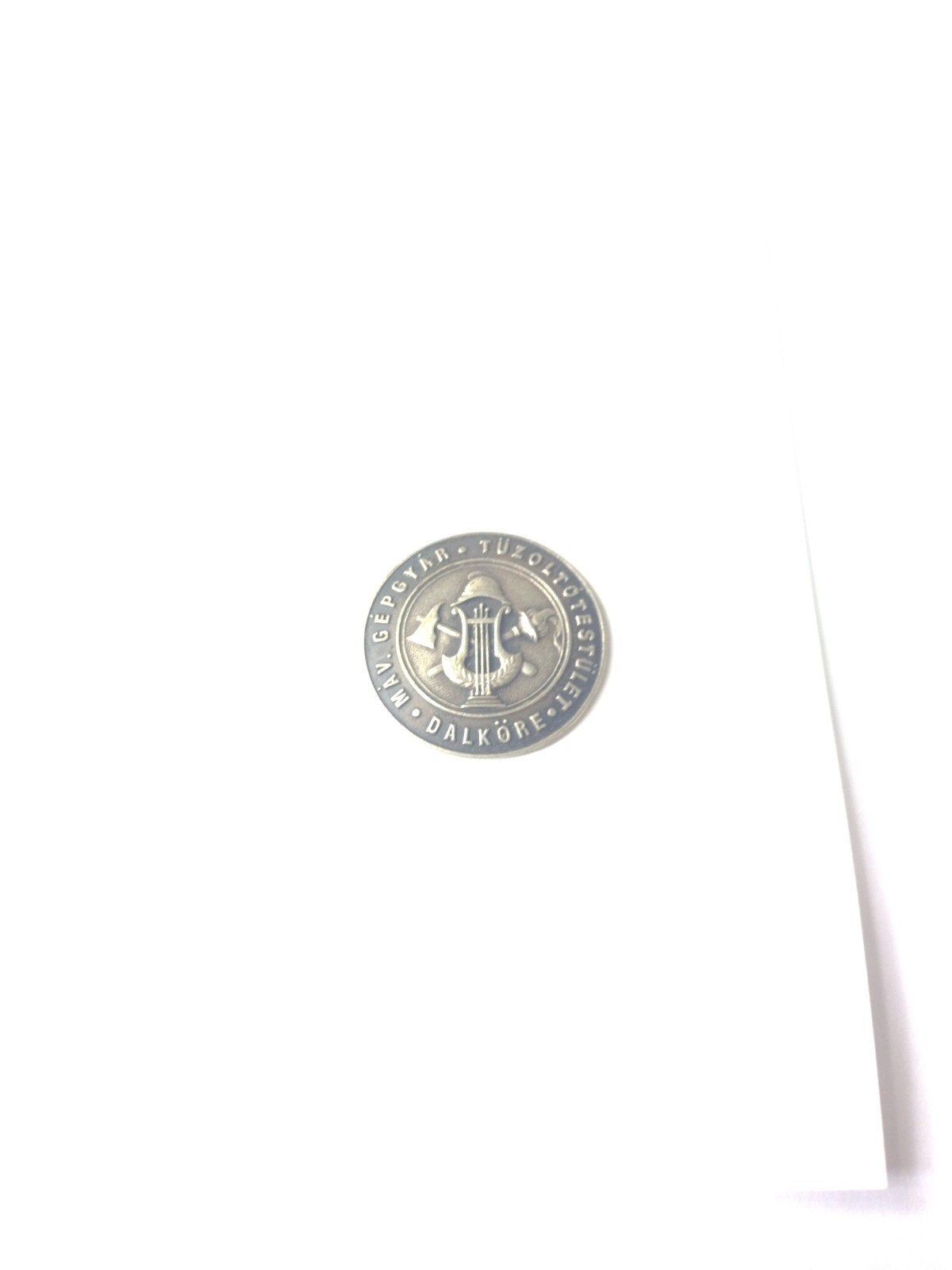 Brandweer medaille Hongarije spoorwegen machinefabriek, Ophalen of Verzenden, Italië, 2 euro