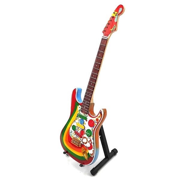 George Harrison Rocky Beatles miniatuur gitaar 25cm deco, Info@deconoord.nl, Deco Noord, Nieuw, Ophalen of Verzenden