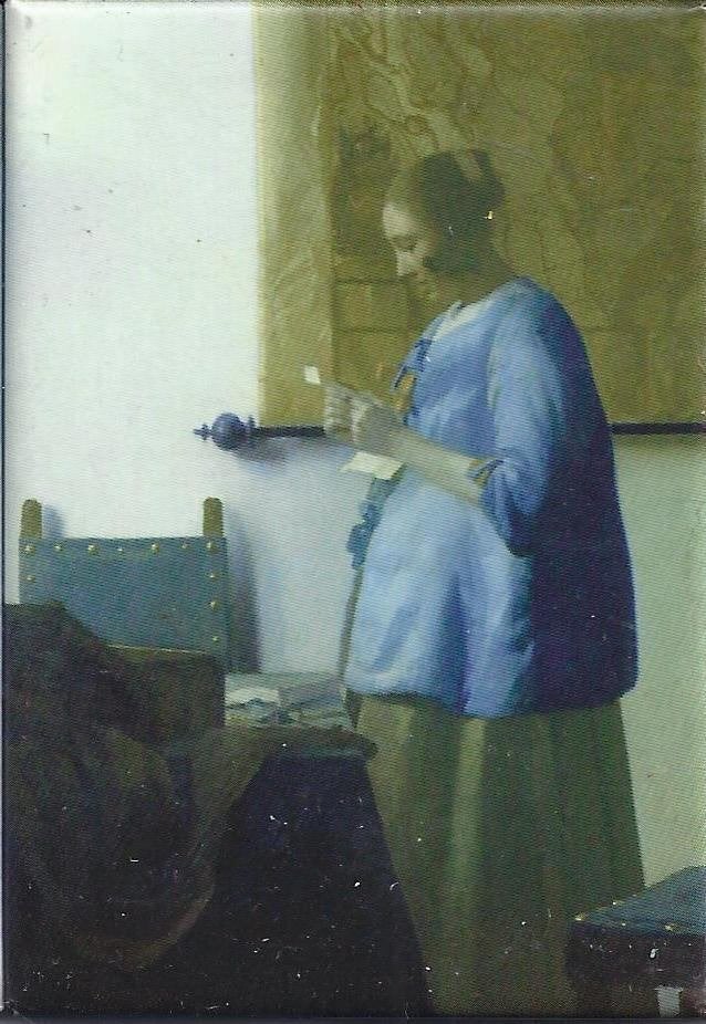 D79 koelkastmagneet johannes vermeer -, Verzamelen, Ophalen of Verzenden, Zo goed als nieuw