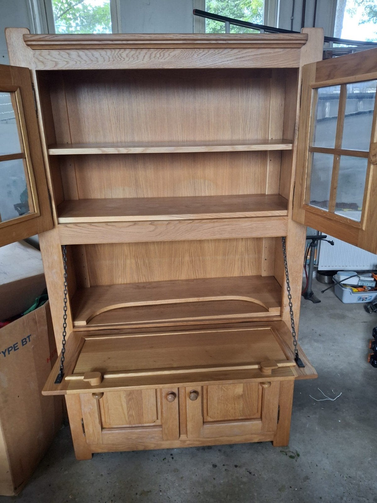 Eiken dressoir kast, Ophalen, Gebruikt