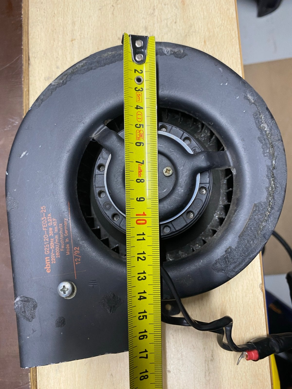 EBM G2S120-FE03-25 Ventilator/Afzuiger, Ophalen of Verzenden, Gebruikt, Ventilator en Afzuiger