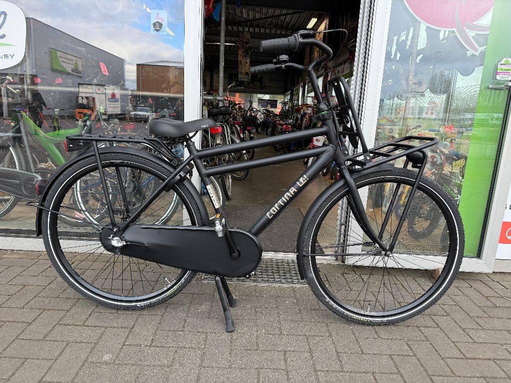 FIETSMASTER CORTINA U4 28 INCH HEREN 50 CM NEXUS 3 MAT ZWART, Overige merken, Versnellingen, Nieuw, 49 tot 53 cm