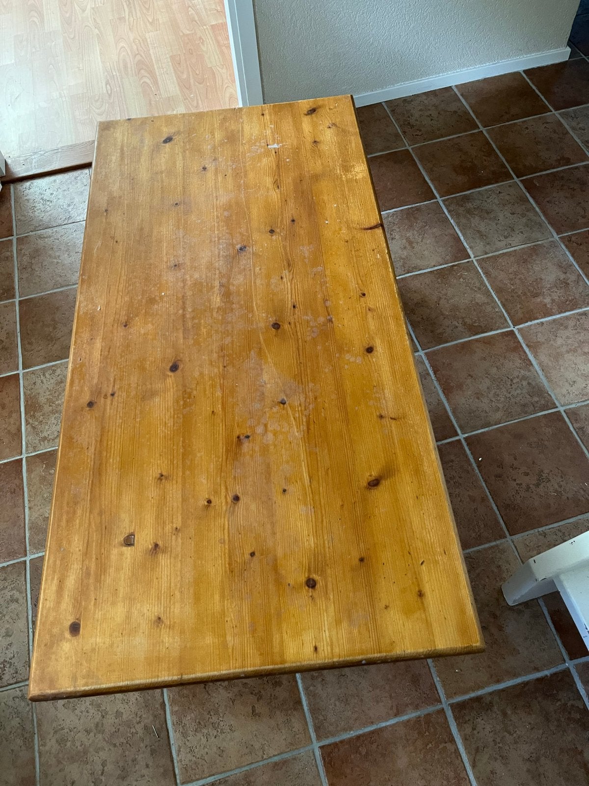 Grenen salontafel met lade, Huis en Inrichting, 50 – 75, Gebruikt, 100 tot 150 cm, Grenenhout