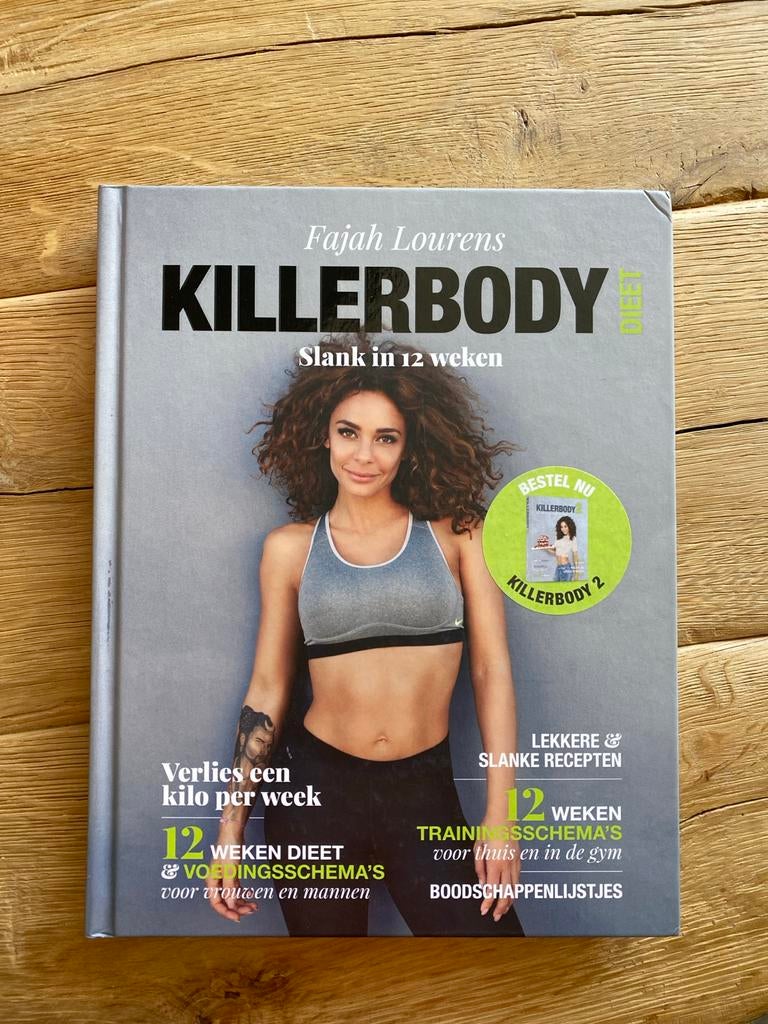 Fajah Lourens Killerbody Dieet: Slank in 12 weken, Boeken, Ophalen of Verzenden, Zo goed als nieuw, Dieet en Voeding