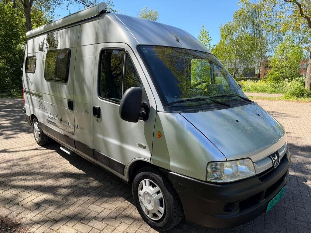 Peugeot Boxer 2.2 Hdi Camper bj’02 Nieuwe Apk, Caravans en Kamperen, Campers, Overige merken, Ringverwarming, Tot en met 2, Bedrijf