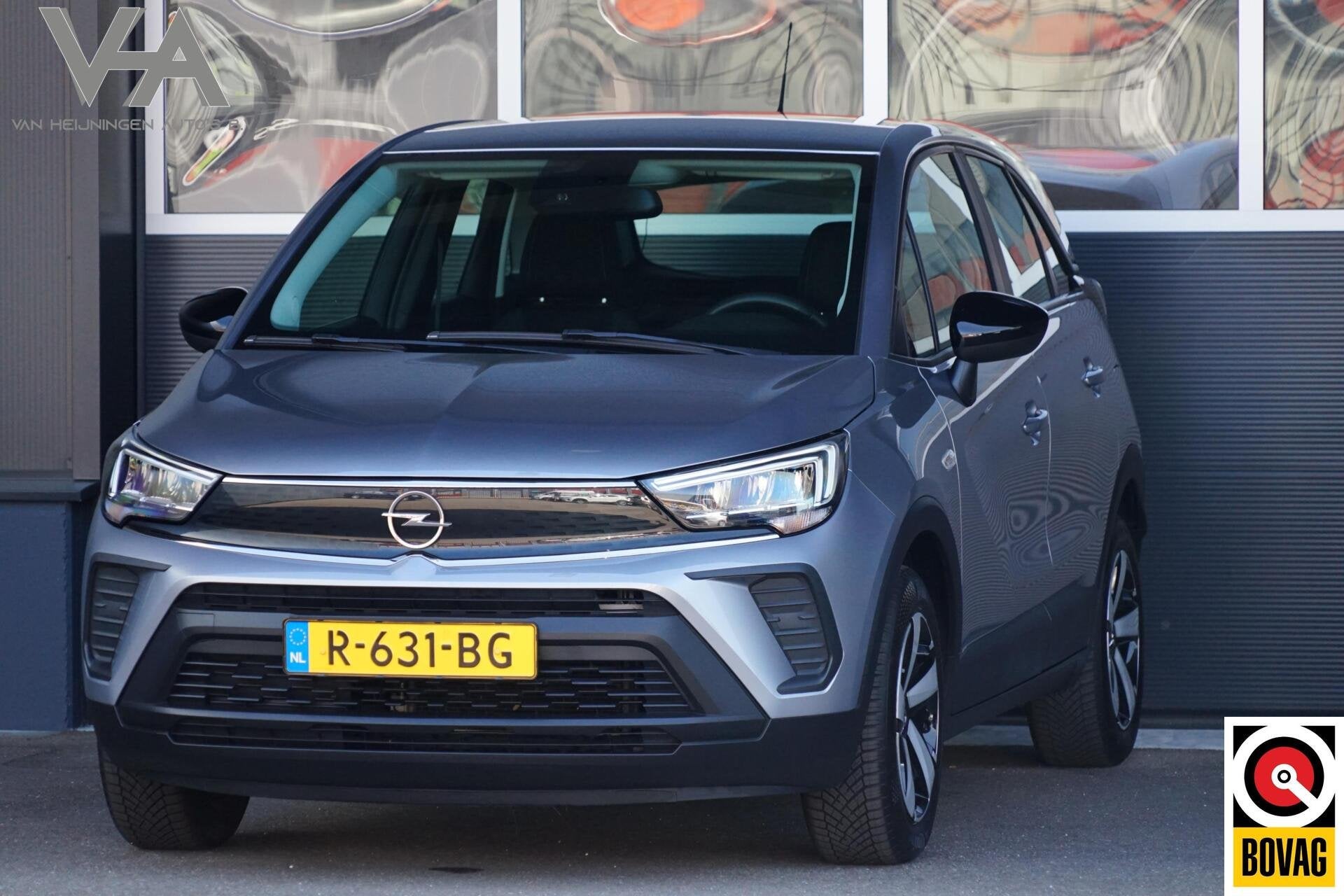 Opel Crossland 1.2 Edition NL, CarPlay, cruise, LED, camera, Auto's, Voorwielaandrijving, Gebruikt, Euro 6, 1199 cc