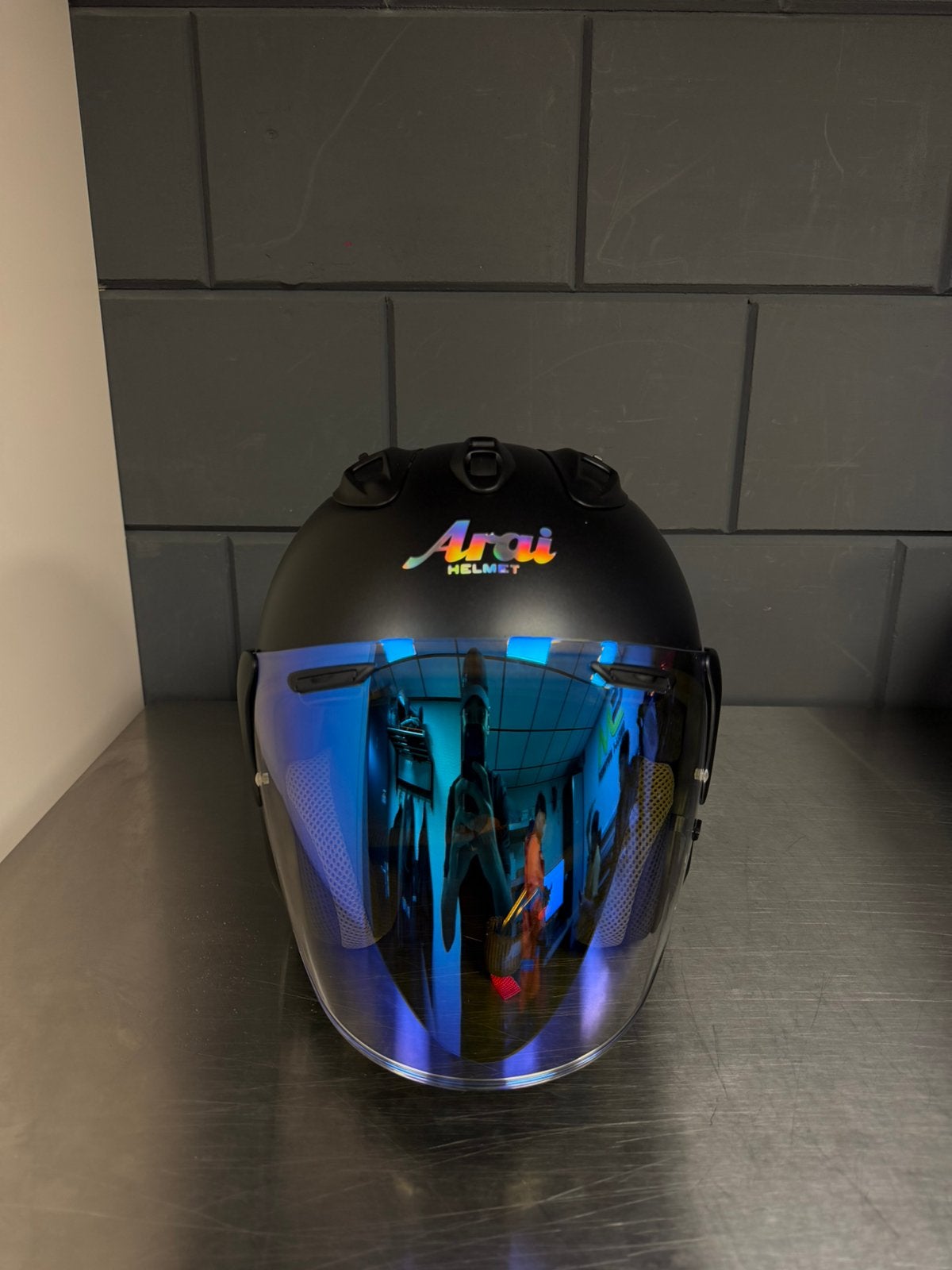 ARAI SZR VAS (XL) FROST BLACK CUSTOM FLUO, Nieuw met kaartje, Industrieweg 1-40, 2712LA, Arai, XL