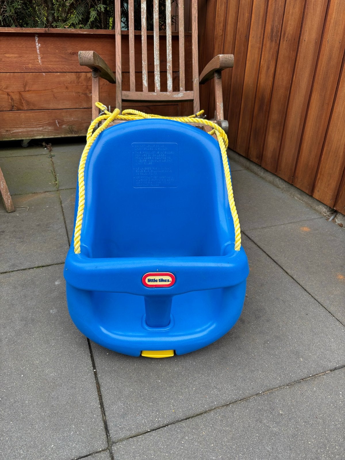Little Tikes babyschommel - blauw, Kinderen en Baby's, Speelgoed | Buiten | Speeltoestellen, Ophalen, Gebruikt, Schommel