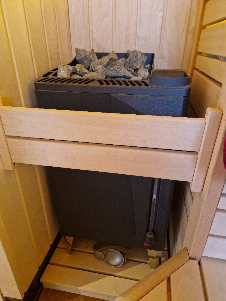 Sauna, compleet met houtwerk, Ophalen, Zo goed als nieuw, Fins of Traditioneel, Complete sauna