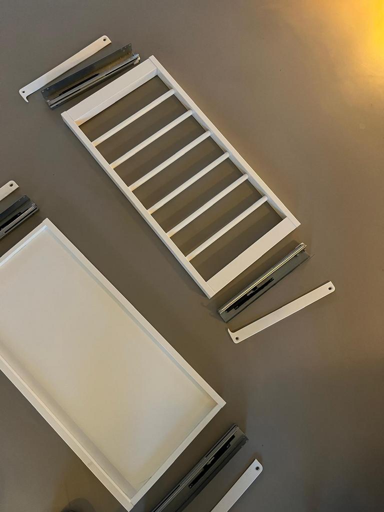 IKEA PAX KOMPLEMENT uittrekbare broekhanger en plank, Ophalen of Verzenden, 50 tot 75 cm, 50 tot 100 cm, Minder dan 100 cm
